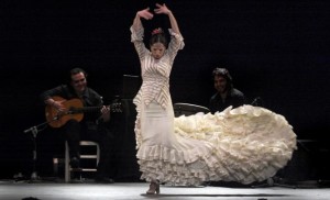 Spanish flamenco "Bailaora" Mercedes Ruiz performs "Gestos de mujer" in Santander